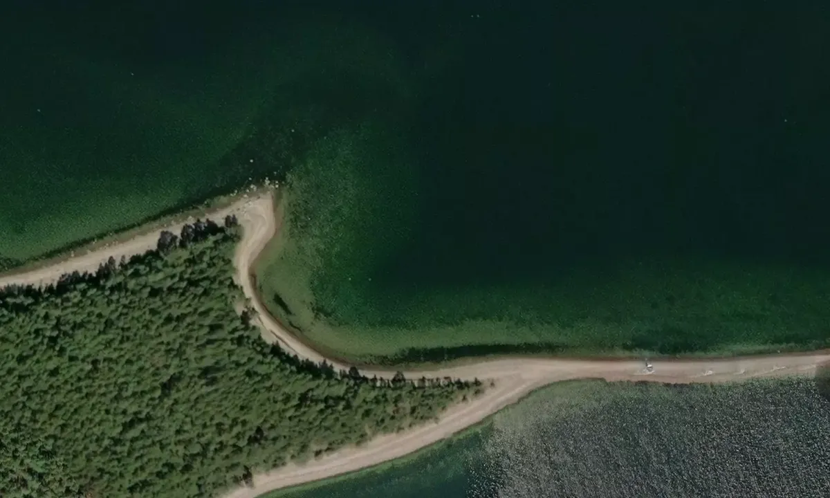Satelite image of Sandö, Åboland