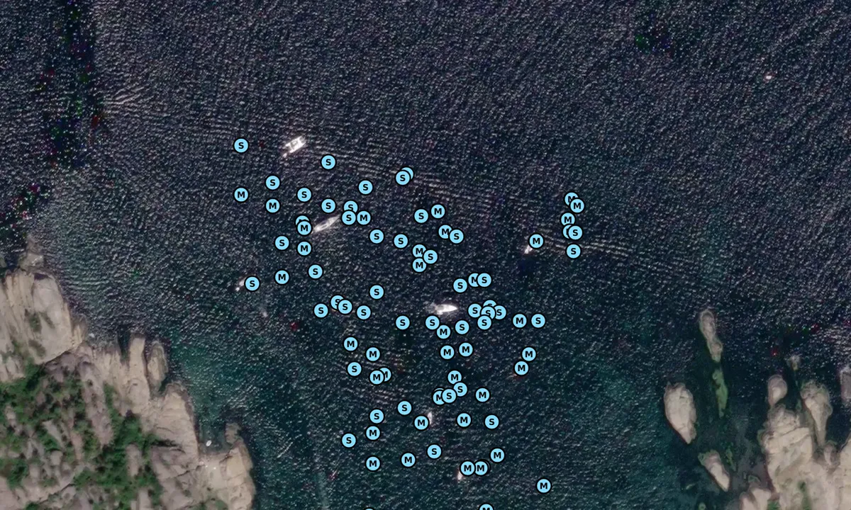 Satelite image of Sandøbukta