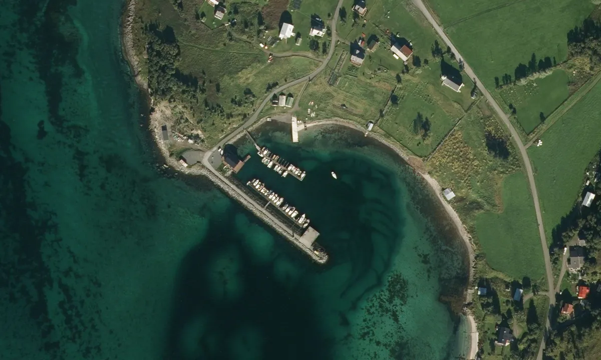 Flyfoto av Sandsøy Marina
