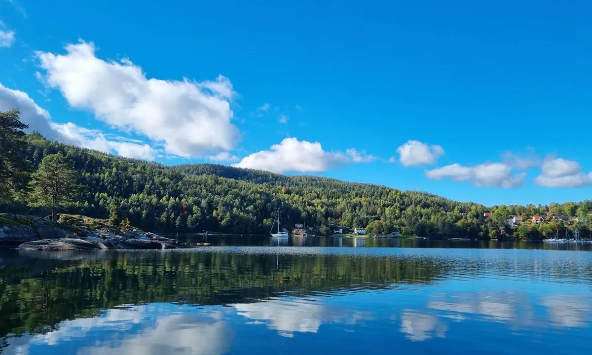 Sen septemberdag i Sandspollen.