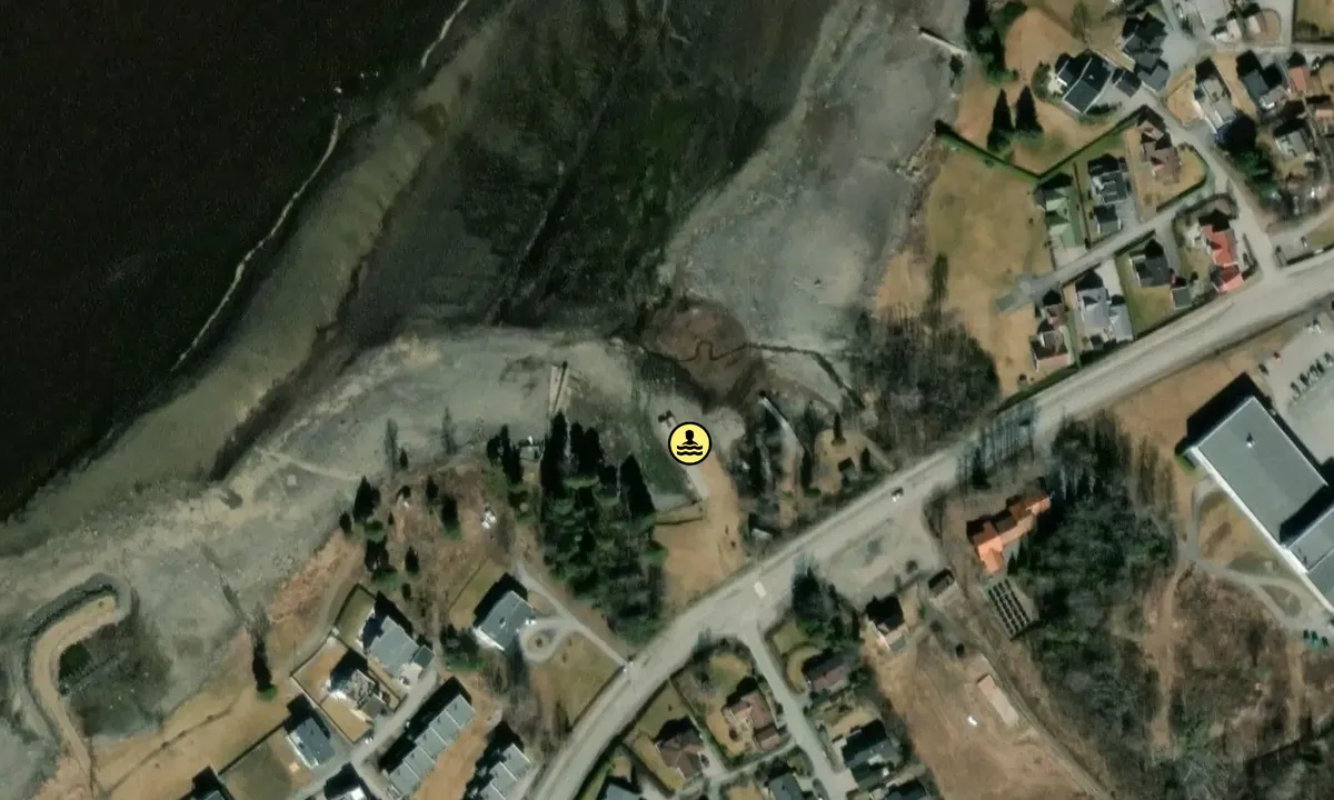 Satelite image of Sandvika brygga