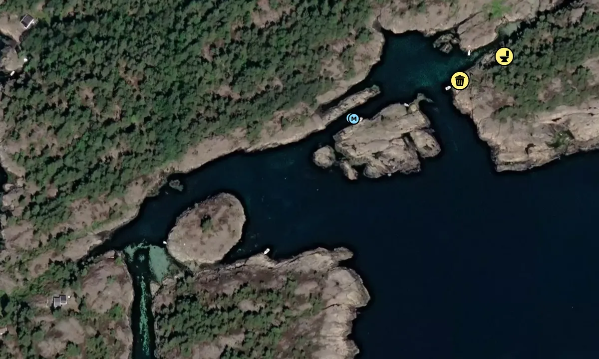 Satelite image of Sandvikene