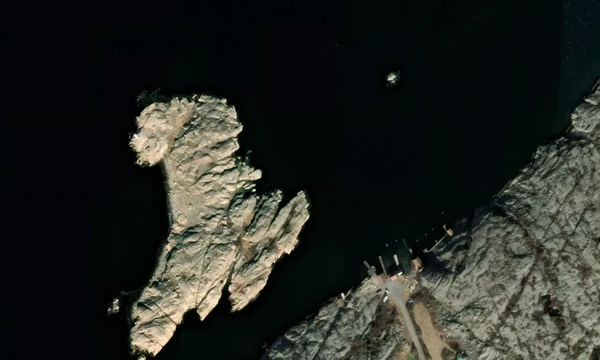 Satelite image of Sandviksholmen