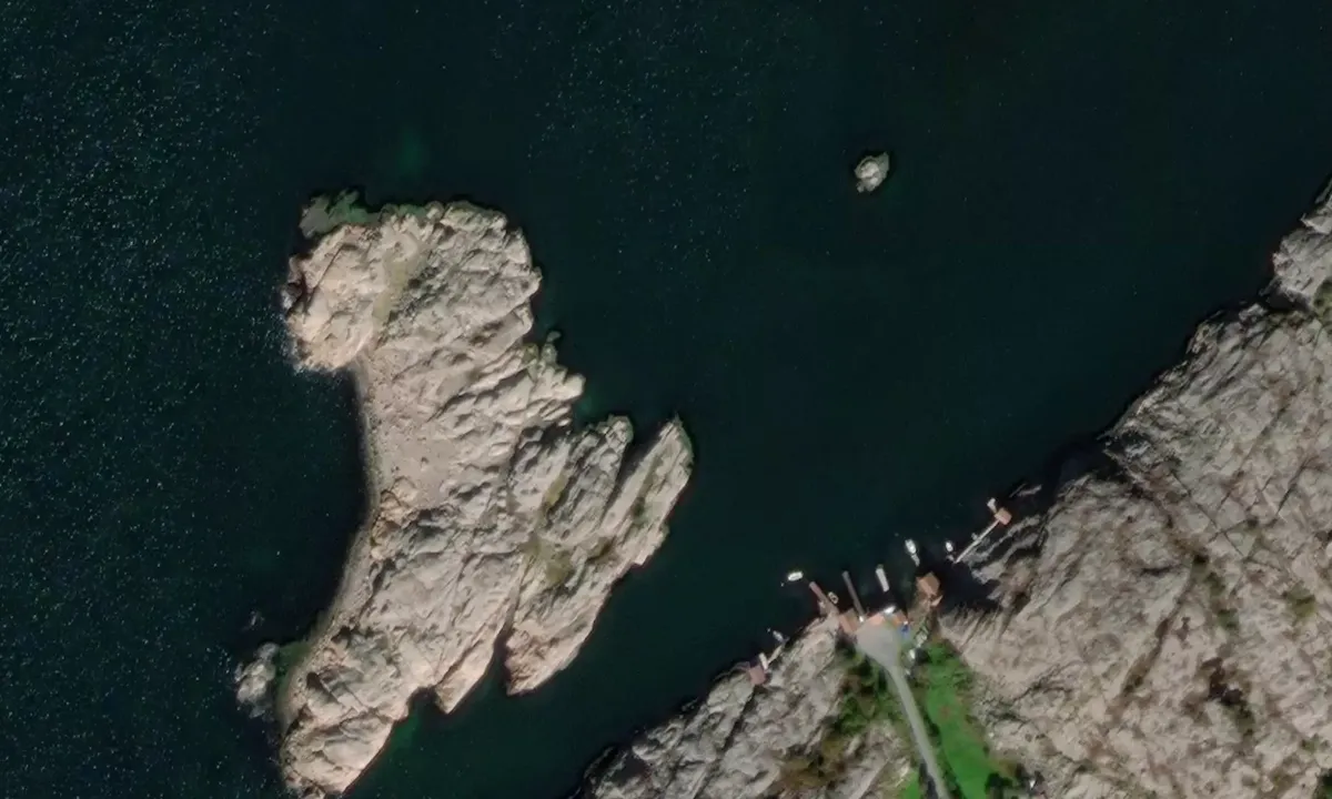 Satelite image of Sandviksholmen