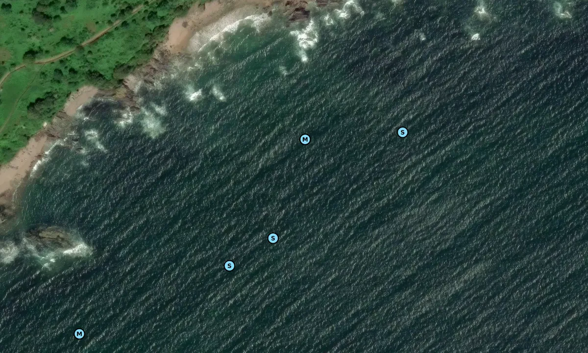 Satelite image of Sandways Beach