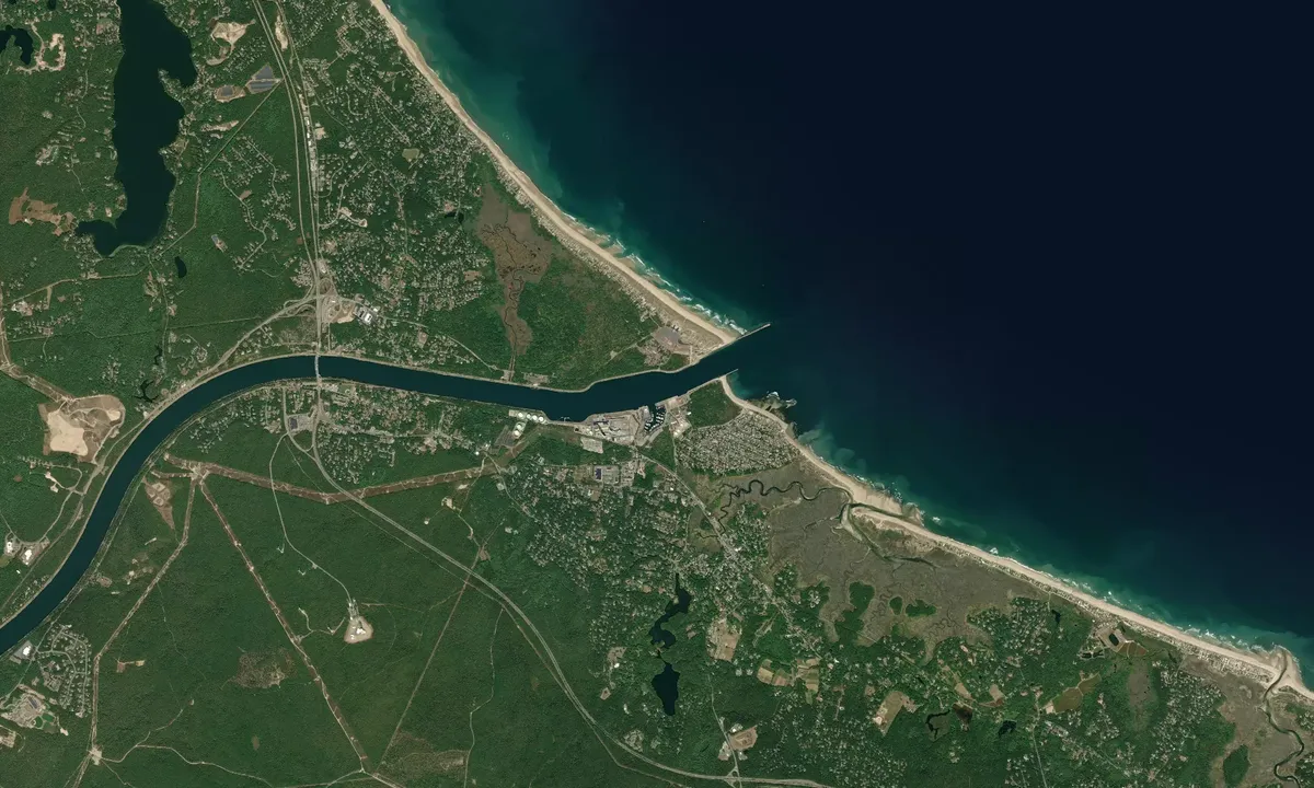 Flyfoto av Sandwich Marina - Barnstable