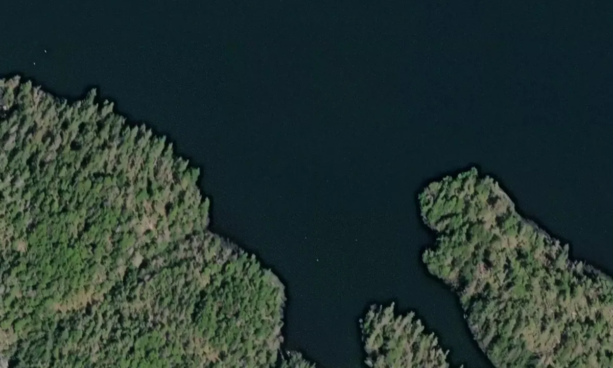 Satelite image of Sandy Bay South