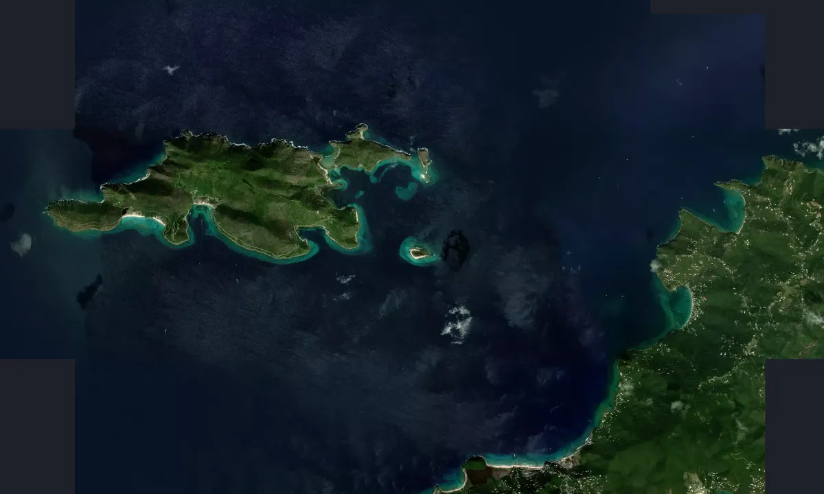 Flyfoto av Sandy Cay - Jost Van Dyke