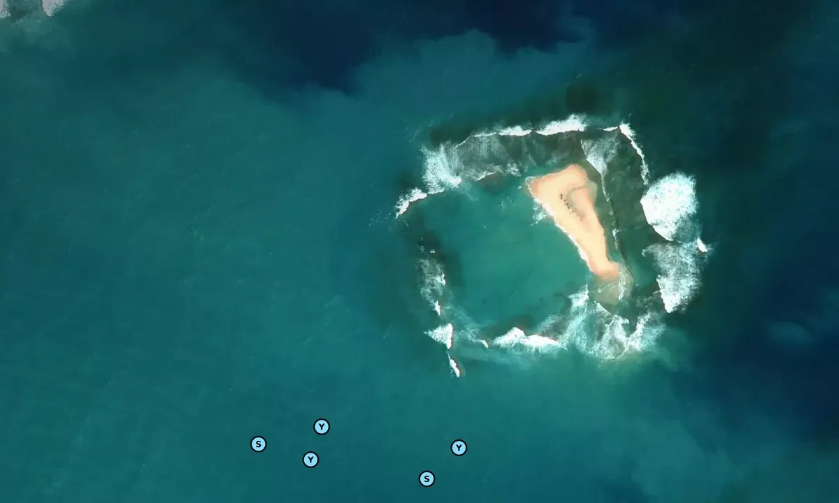 Satelite image of Sandy Island - Long Bay Village