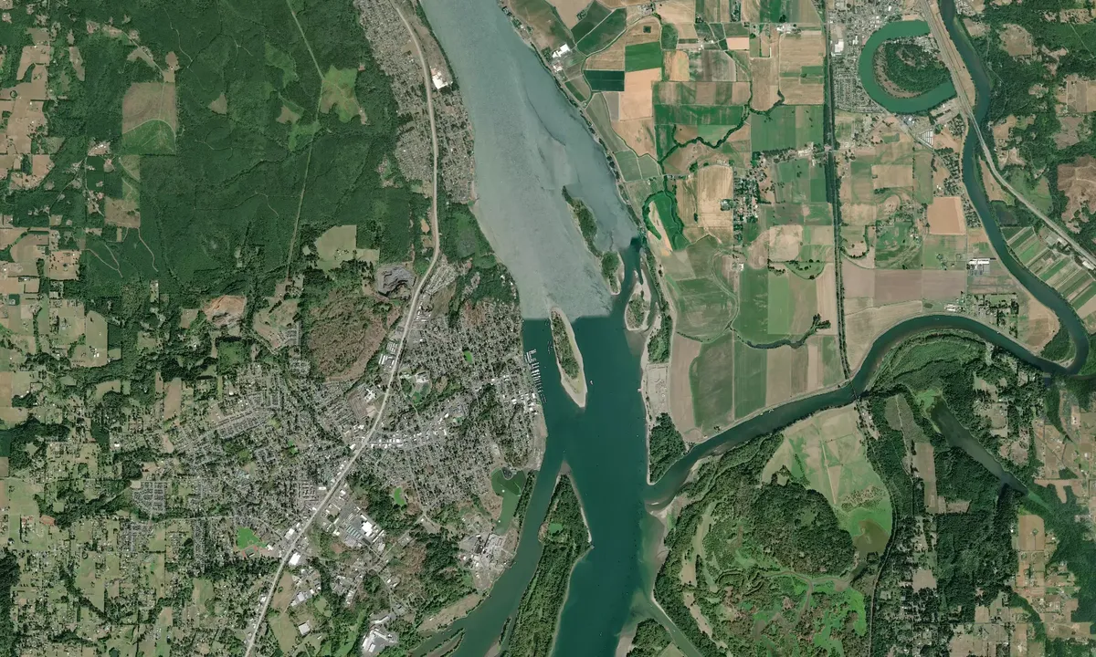 Flyfoto av Sandy Island - Upper Docks (free dock)