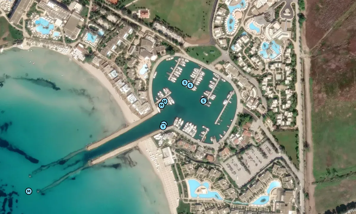 Satelite image of Sani Marina