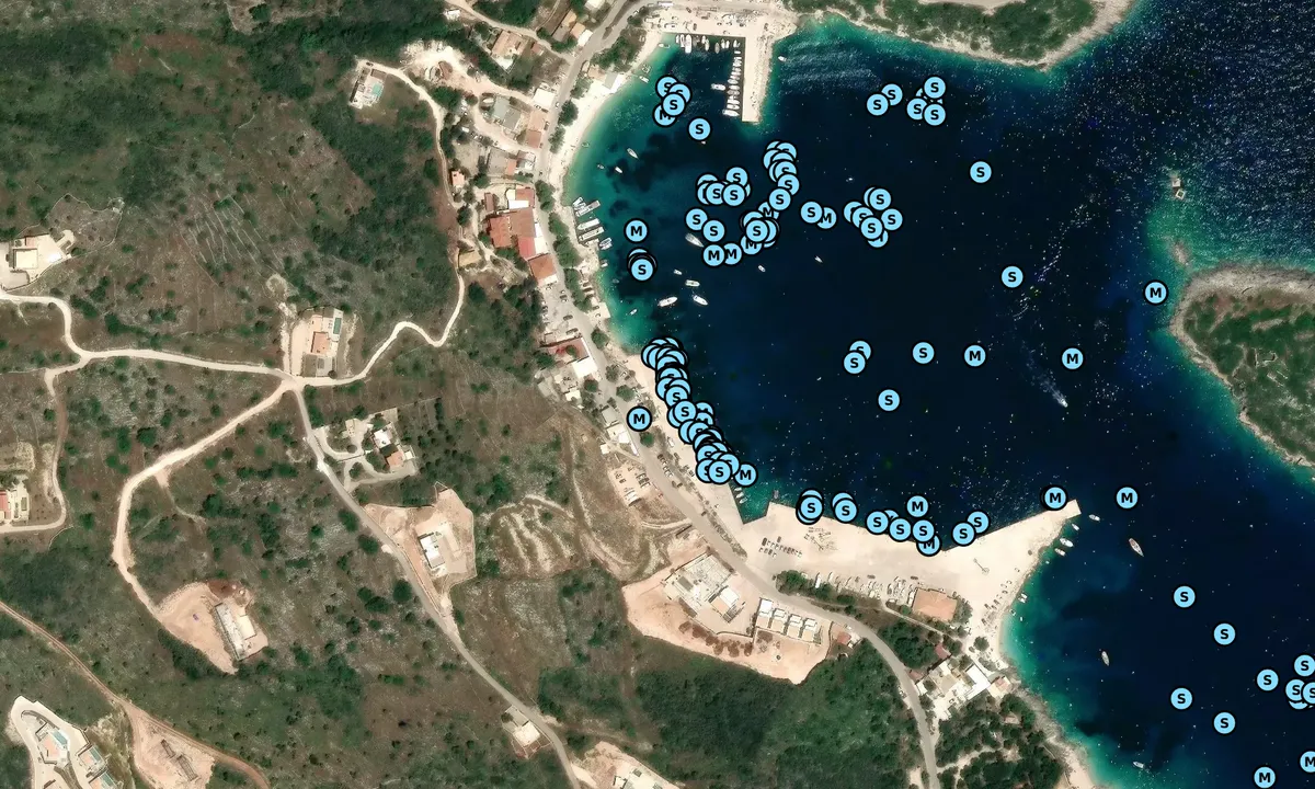 Satelite image of Sant Nicolas Port