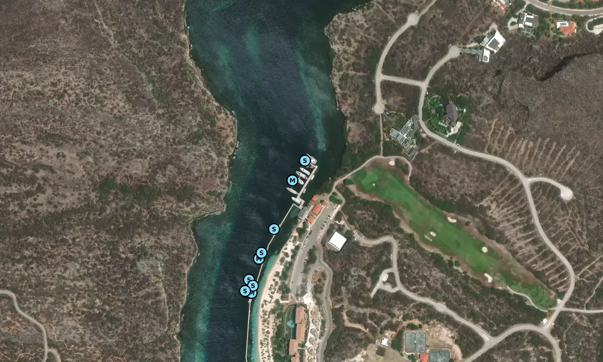 Satelite image of Santa Barbara Beach Marina