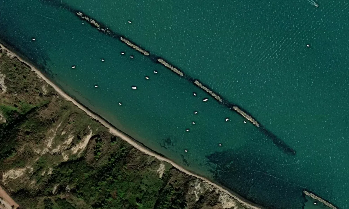 Flyfoto av Santa Marina