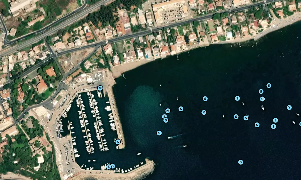 Satelite image of Santa Marinella