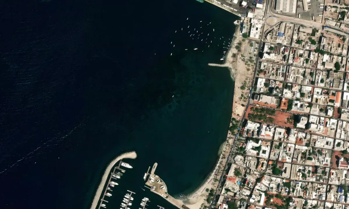 Flyfoto av Santa Marta