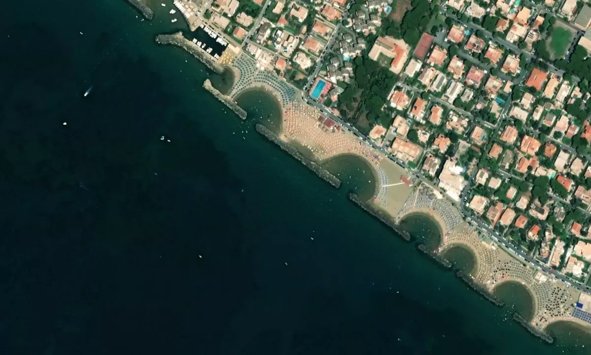 Satelite image of Santa Severa