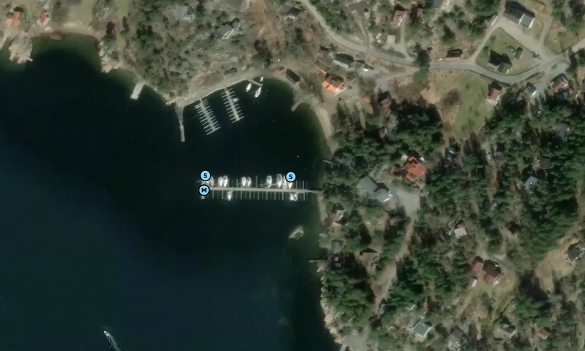 Satelite image of Sarpsborg Seilforening