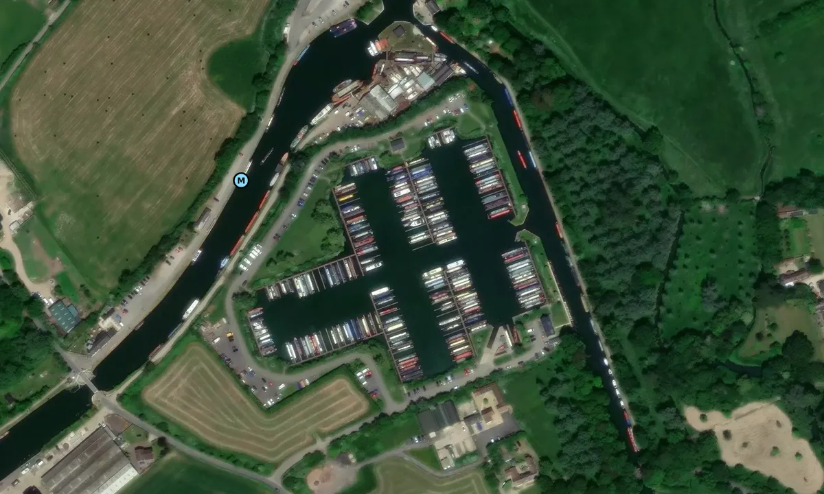 Satelite image of Saul Junction Marina