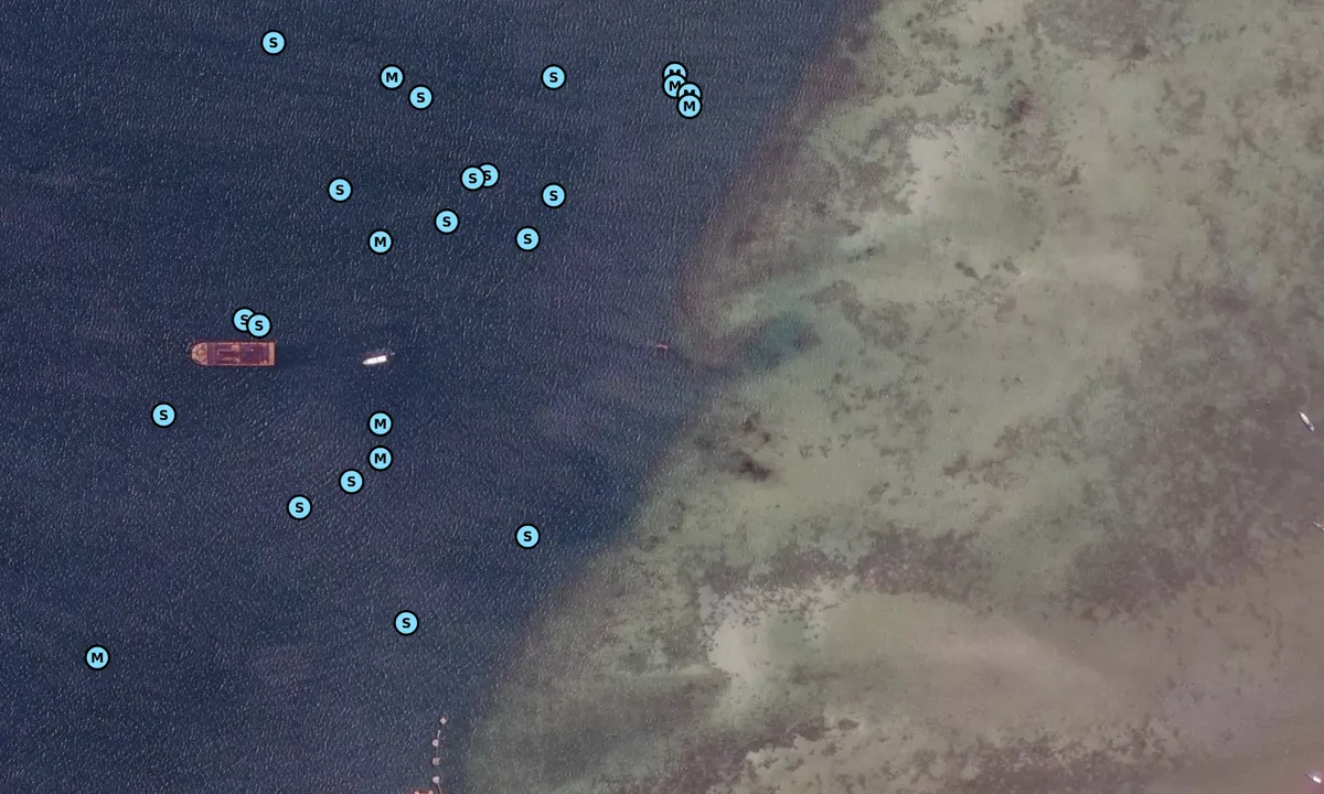 Satelite image of Saumlaki