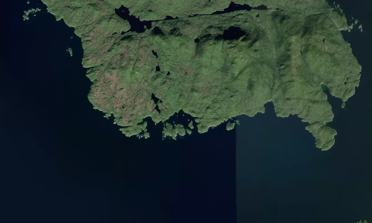 Flyfoto av Saycuritay Cove