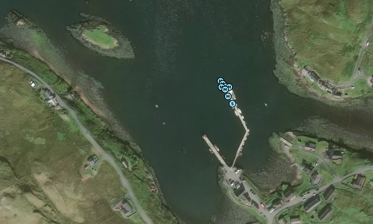 Satelite image of Scalpay Pontoons