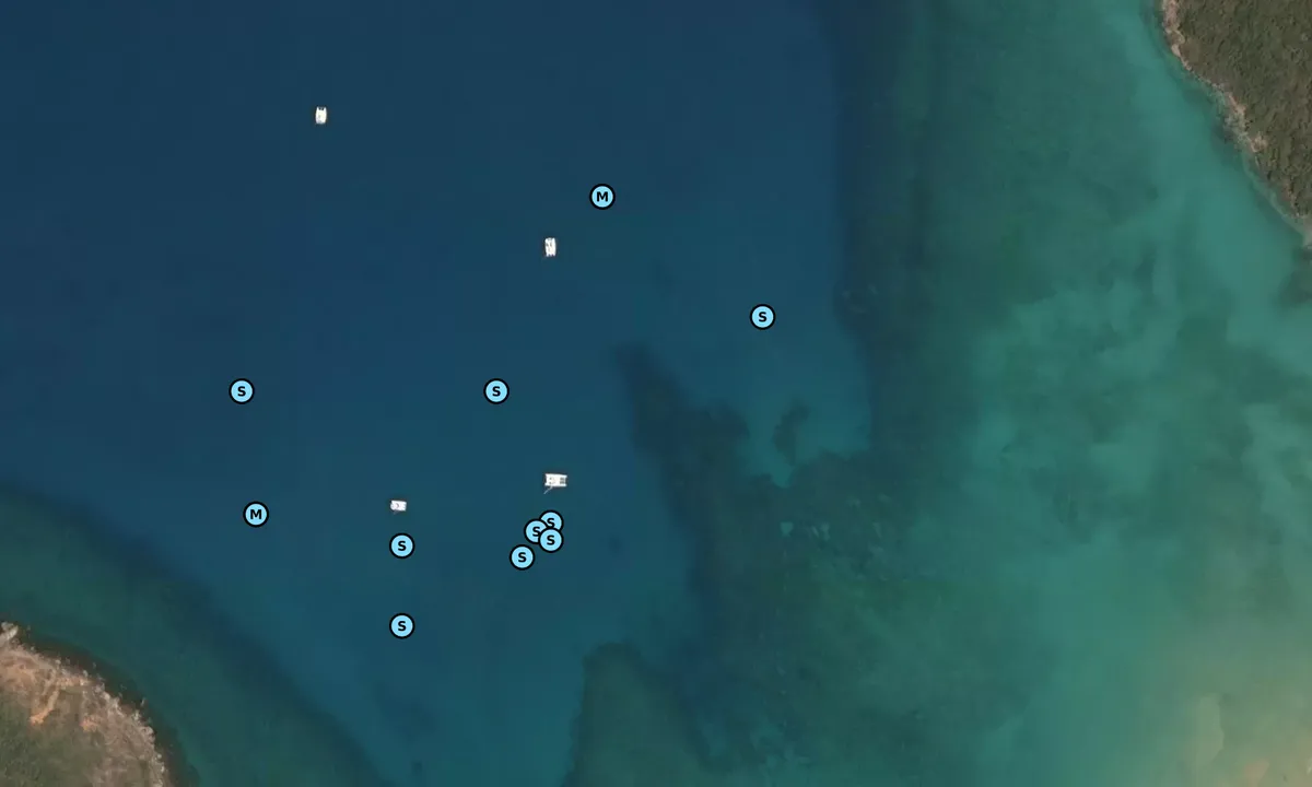 Satelite image of Scawfell Island