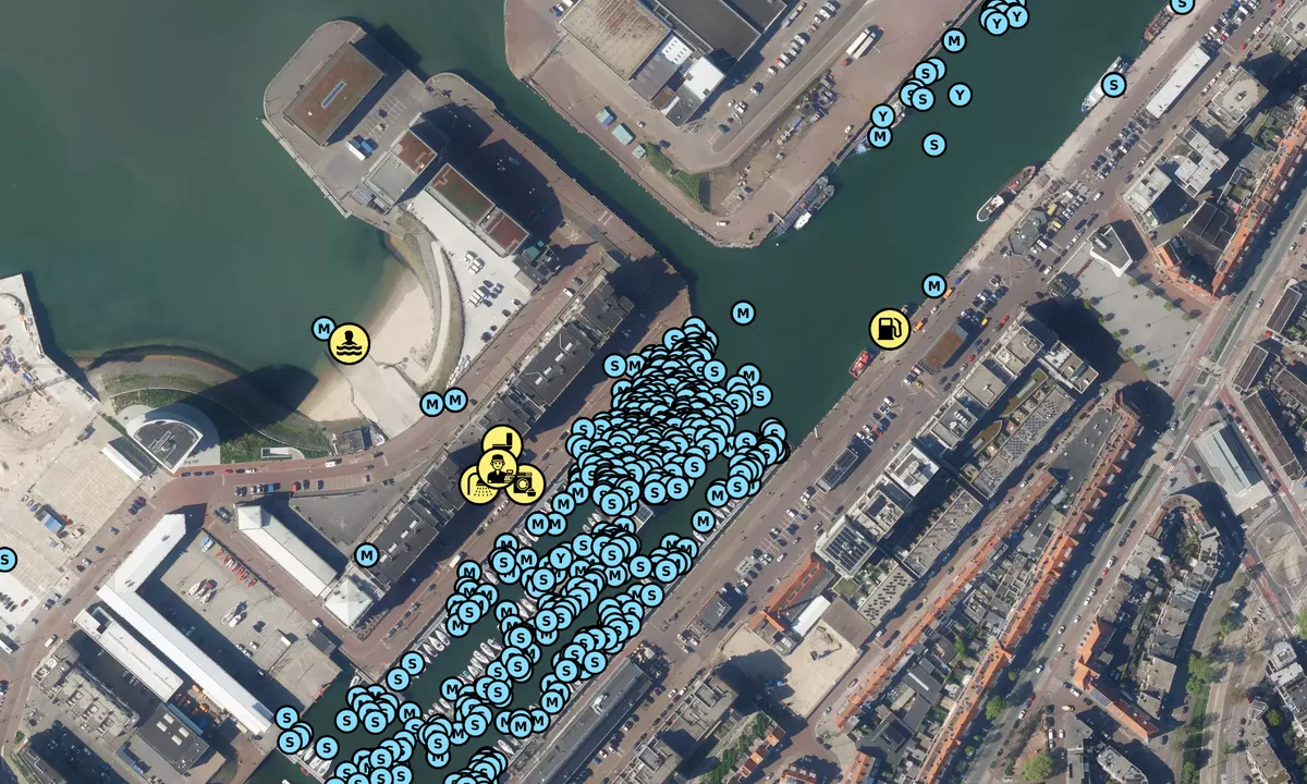 Satelite image of Scheveningen