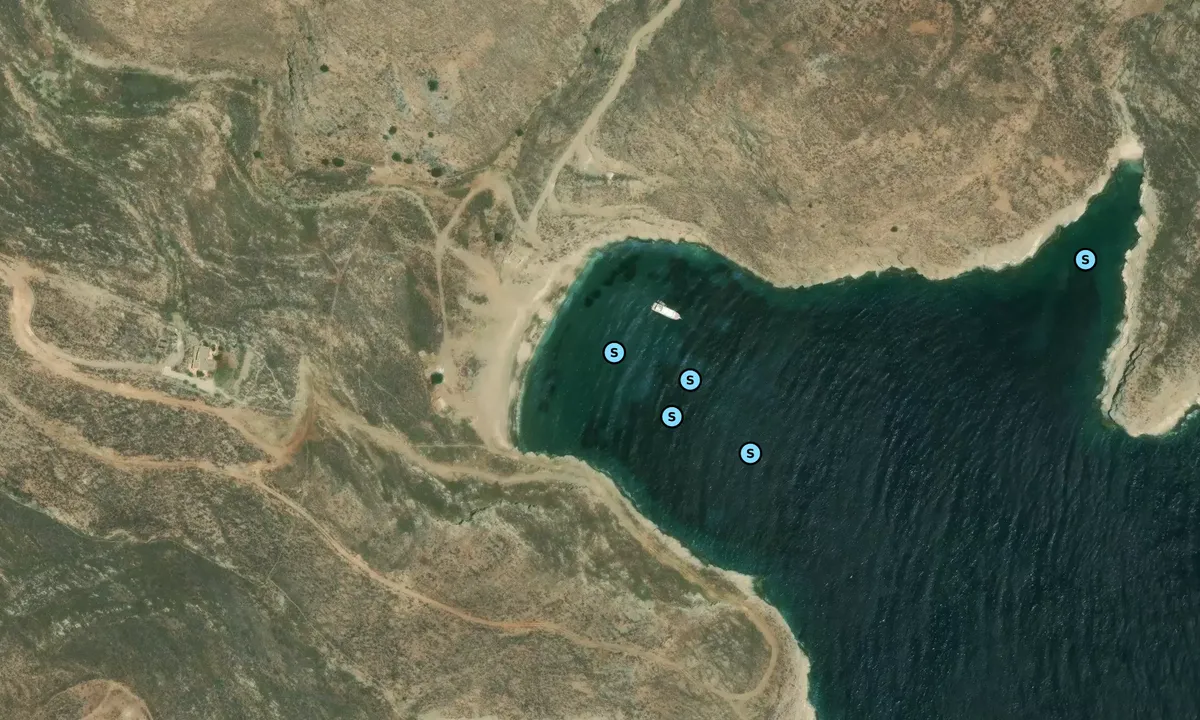 Satelite image of Schínos