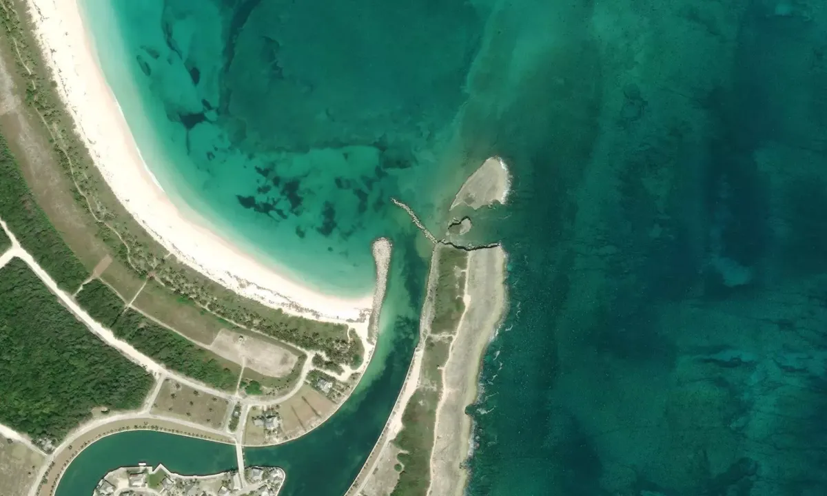 Satelite image of Schooner Bay Harbour
