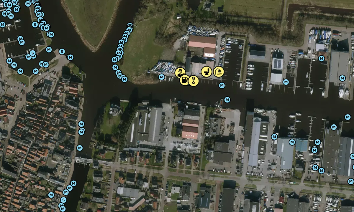 Satelite image of Schraa Watersport Marina