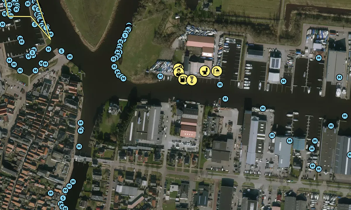 Satelite image of Schraa Watersport Marina