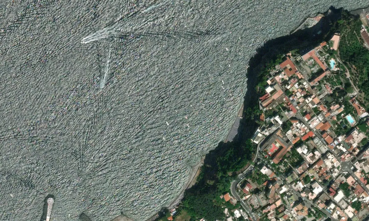 Flyfoto av Scoglio della Margherita - Seiano