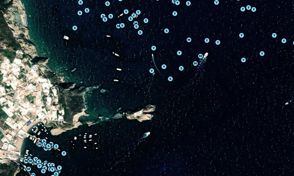 Satelite image of Scoglio Ravia