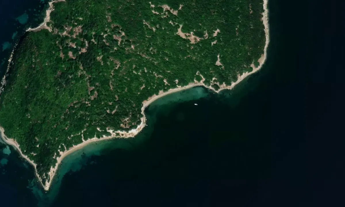 Satelite image of SE cove