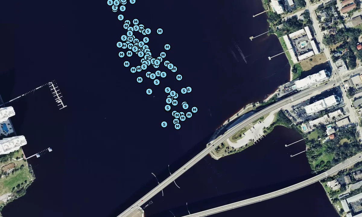 Satelite image of Seabreeze Blvd