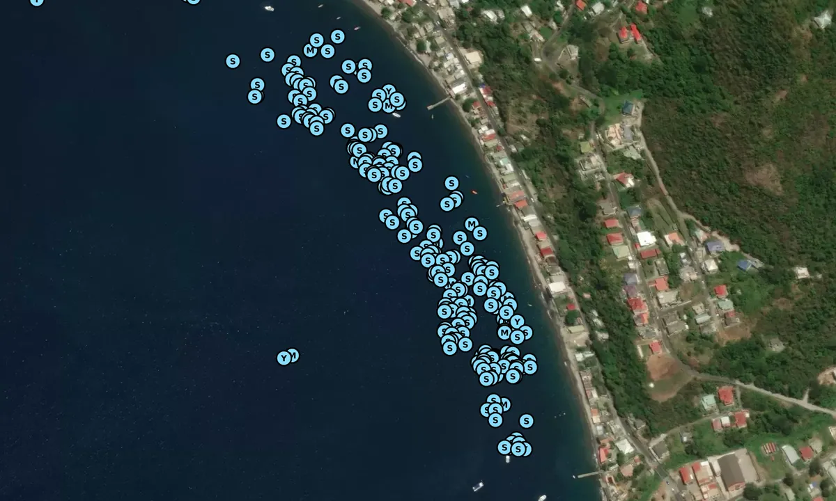 Satelite image of SeaCat Moorings