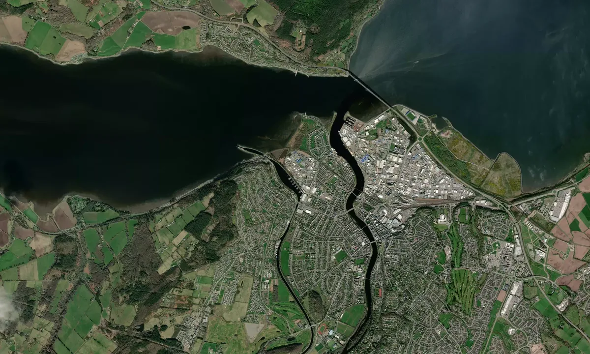 Flyfoto av Seaport Marina - Inverness