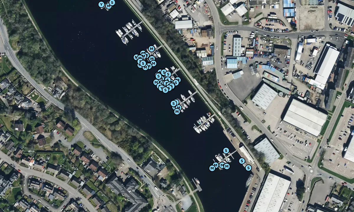 Satelite image of Seaport Marina - Inverness