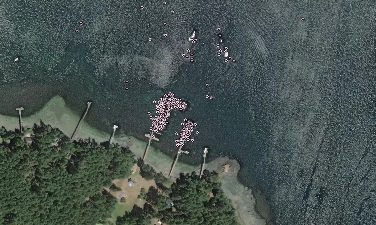 Flyfoto av Seattle Yacht Club Outstation - Henry Island