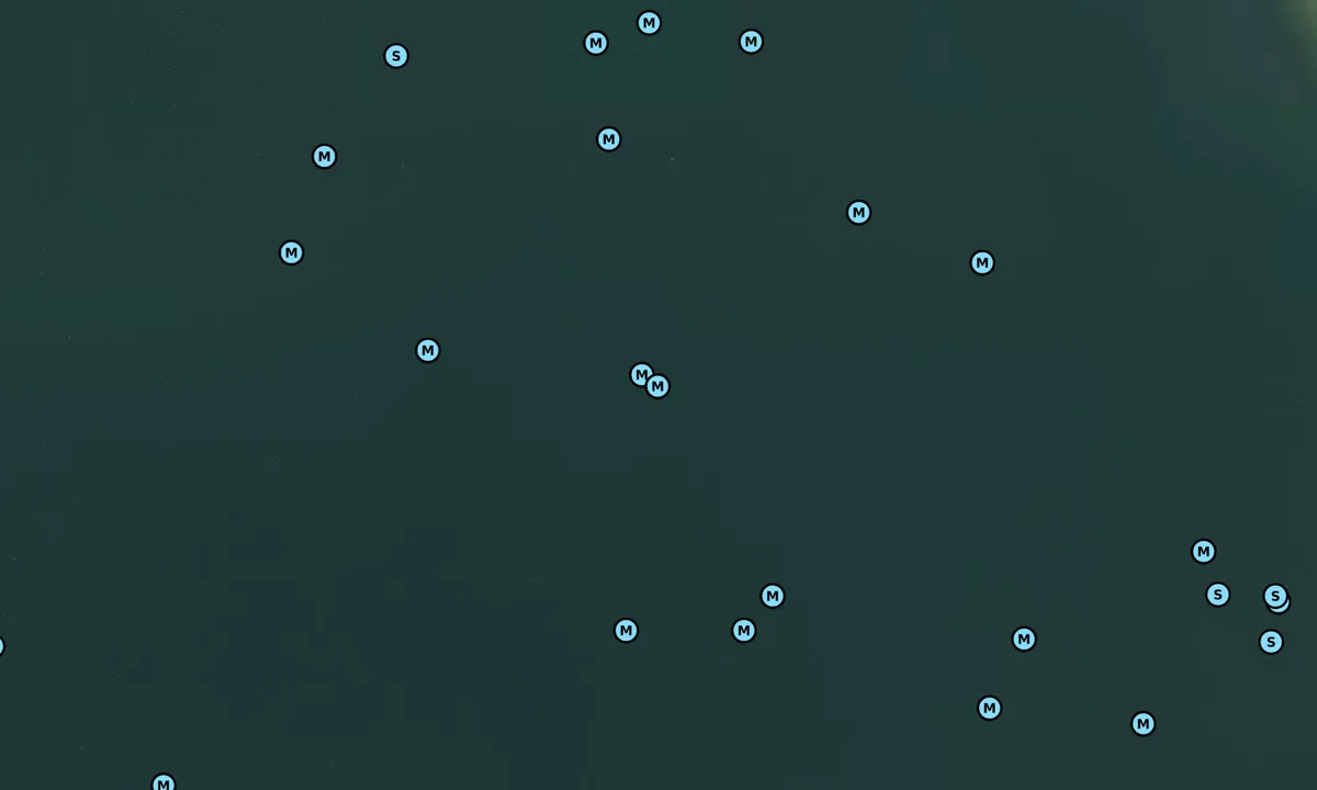Satelite image of Sebastian Beach