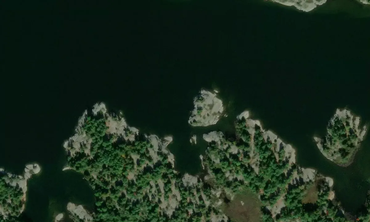 Satelite image of Secluded Cove