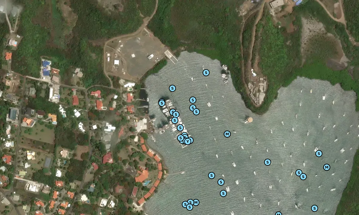 Satelite image of Secret Harbour Marina