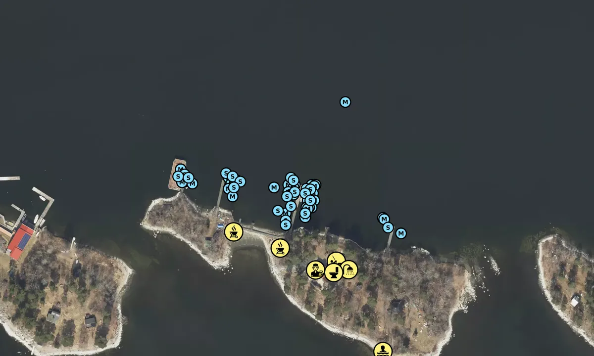 Satelite image of Segelsällskapet Brunnsvikens klubbholme Getfoten