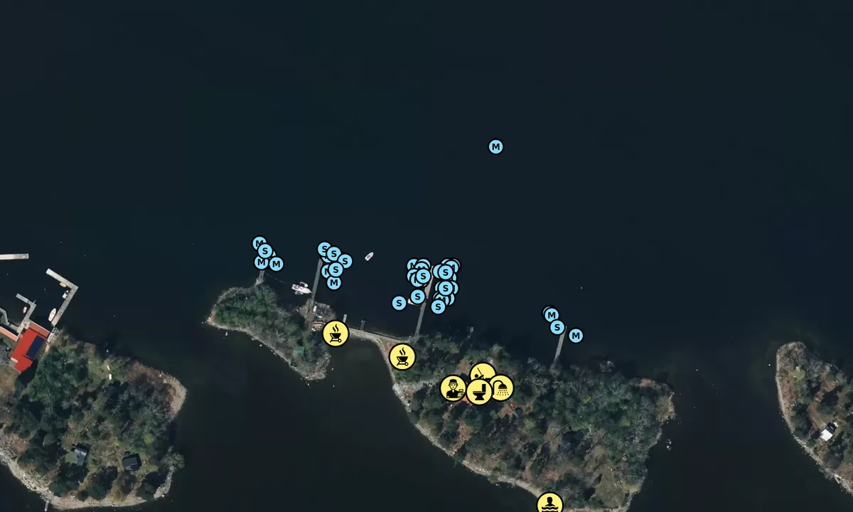 Satelite image of Segelsällskapet Brunnsvikens klubbholme Getfoten