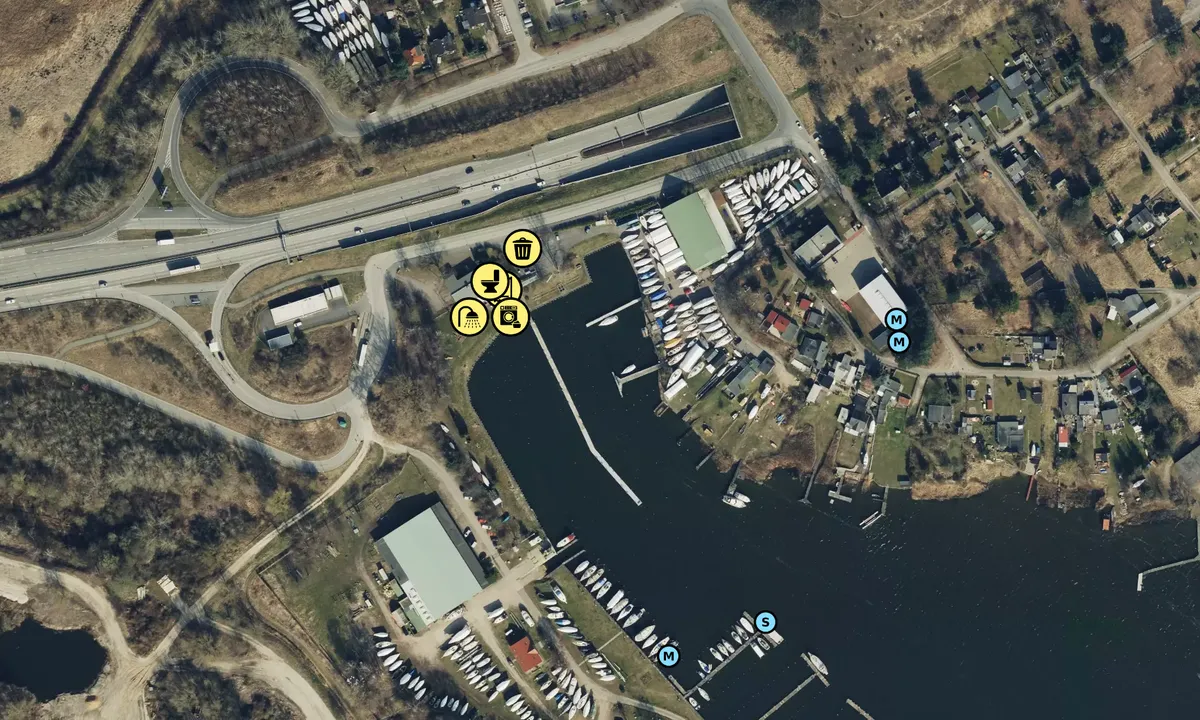 Satelite image of Seglerverein Travemünde