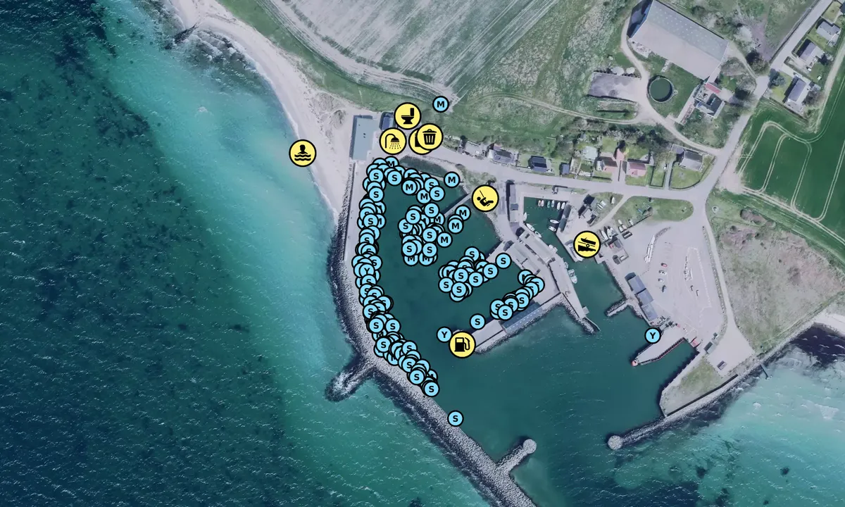 Satelite image of Sejerø Havn