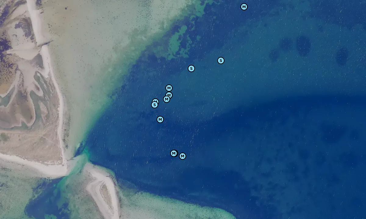 Satelite image of Sejlklubben Bugten Århus bouy