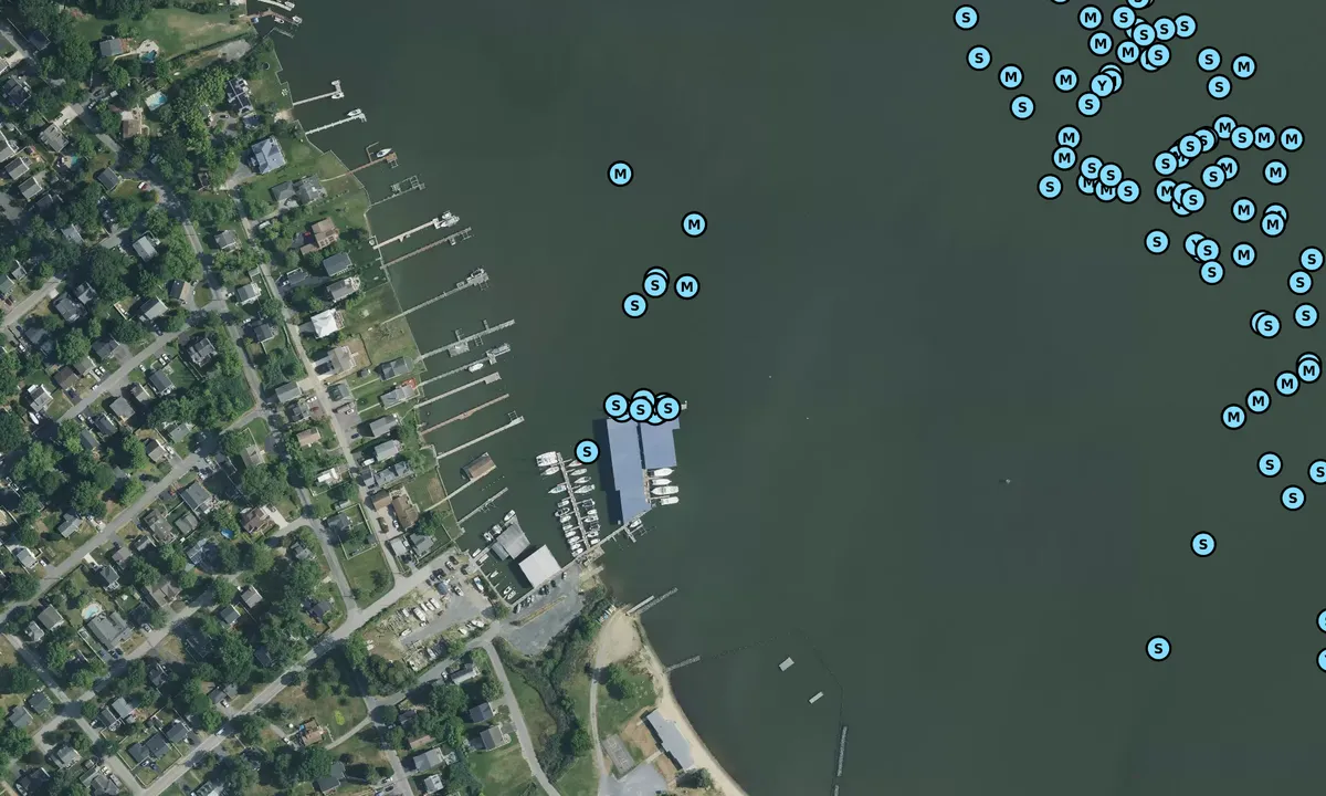 Satelite image of Selby Bay Marina