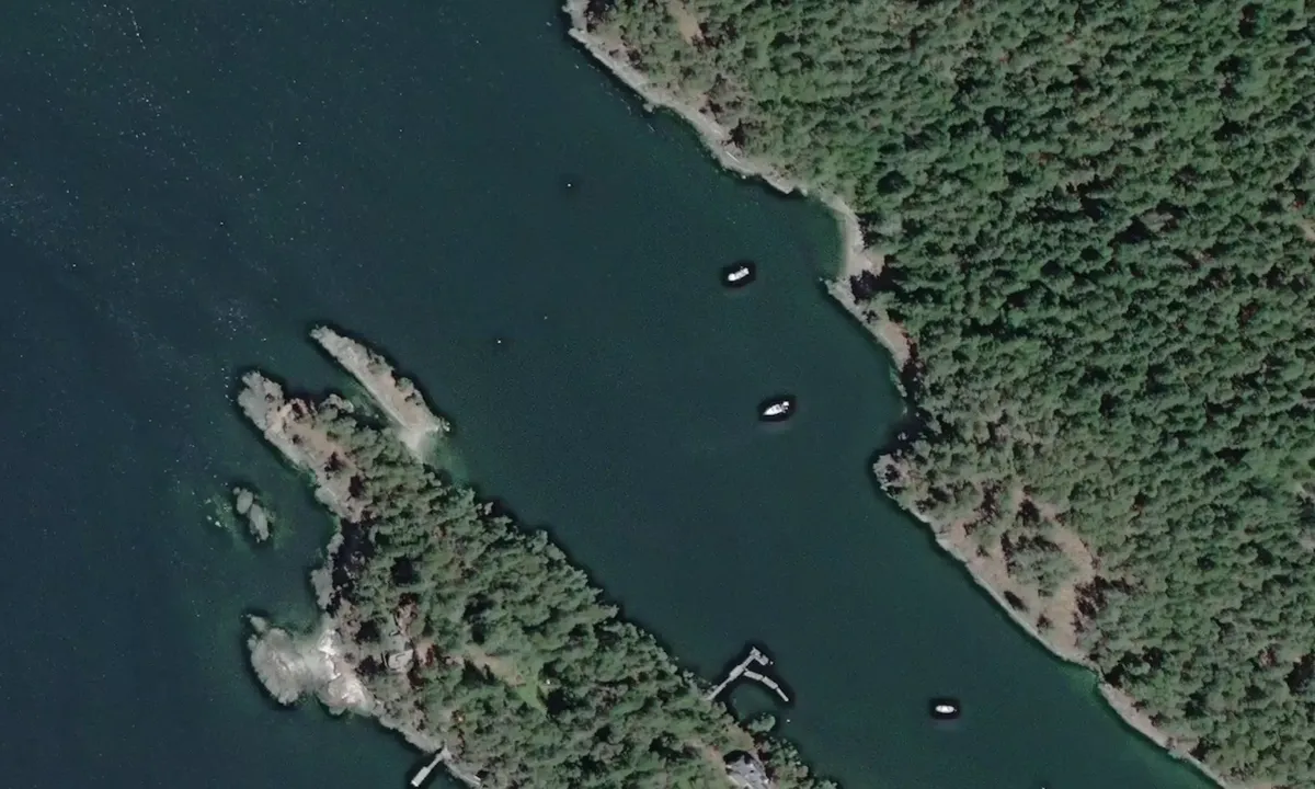 Flyfoto av Selby Cove - Prevost Island